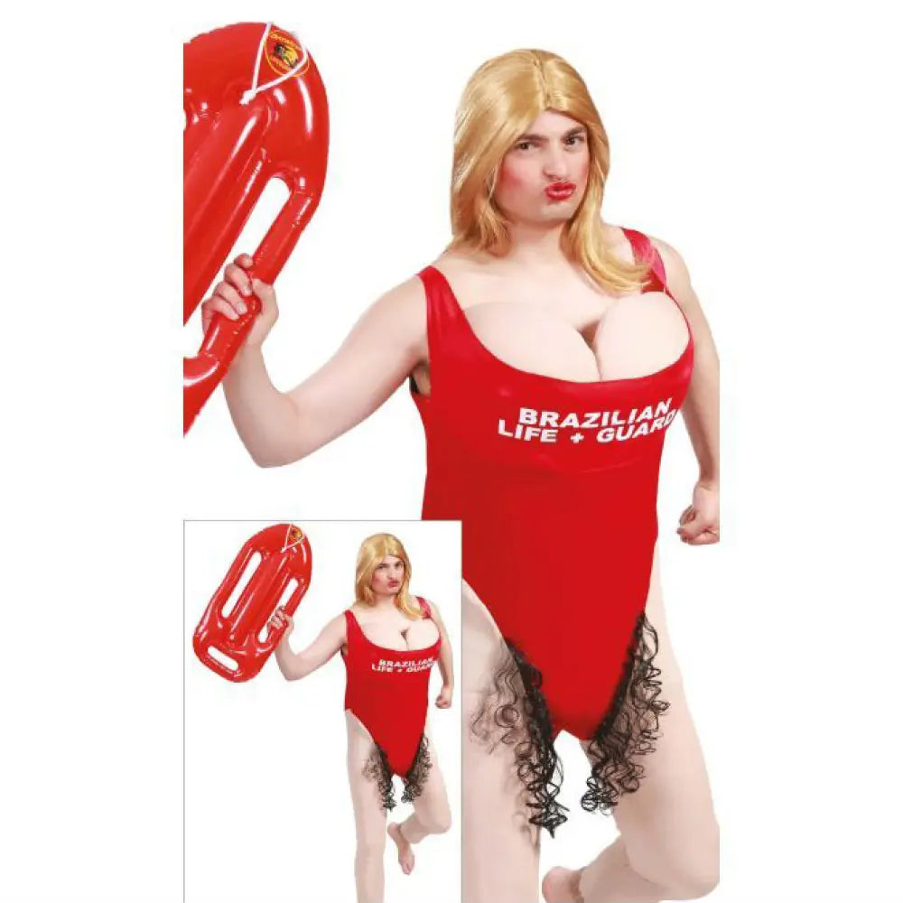 Costume Homme Sauveteuse Pulpeuse - M