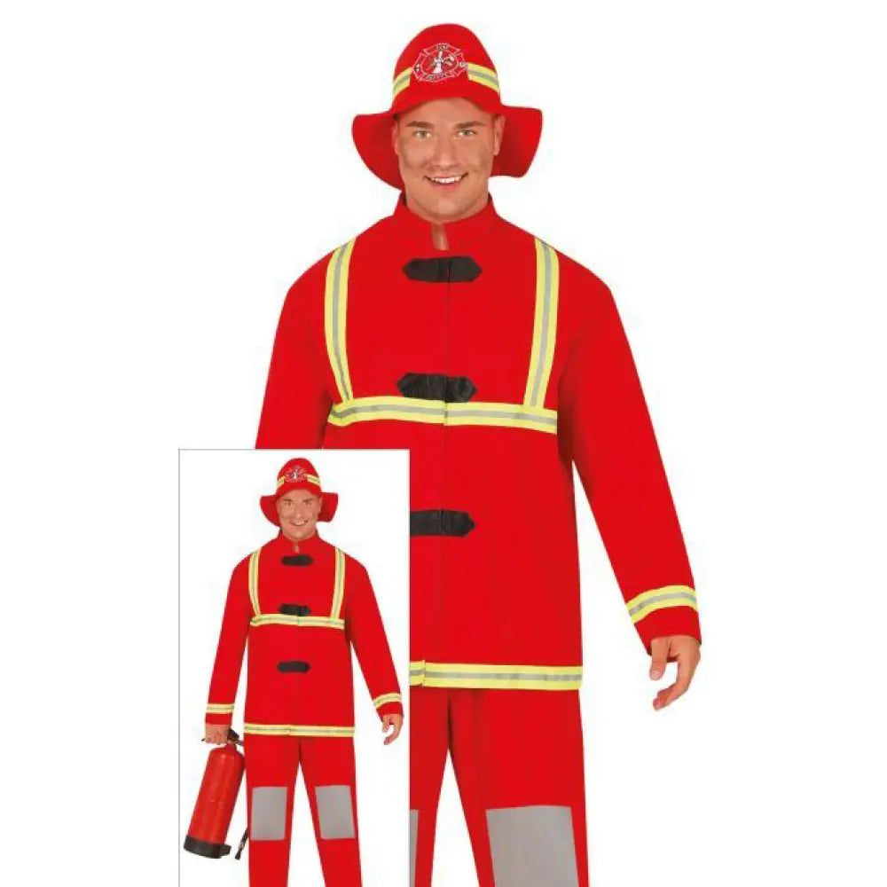 Costume Homme Pompier - M