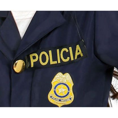 Costume Policier Fille - 3-4 ans