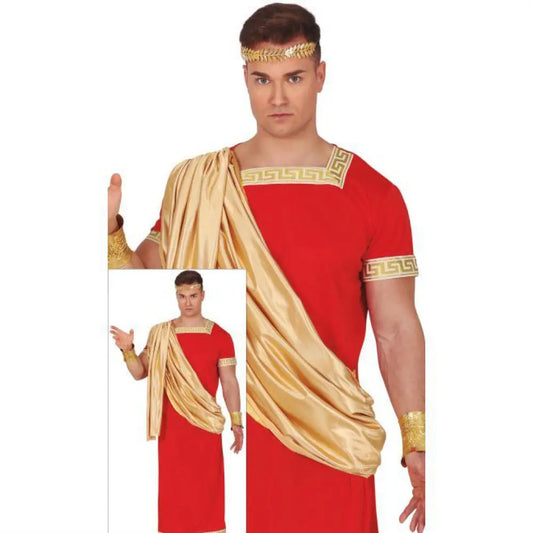 Costume Homme Romain Rouge - M