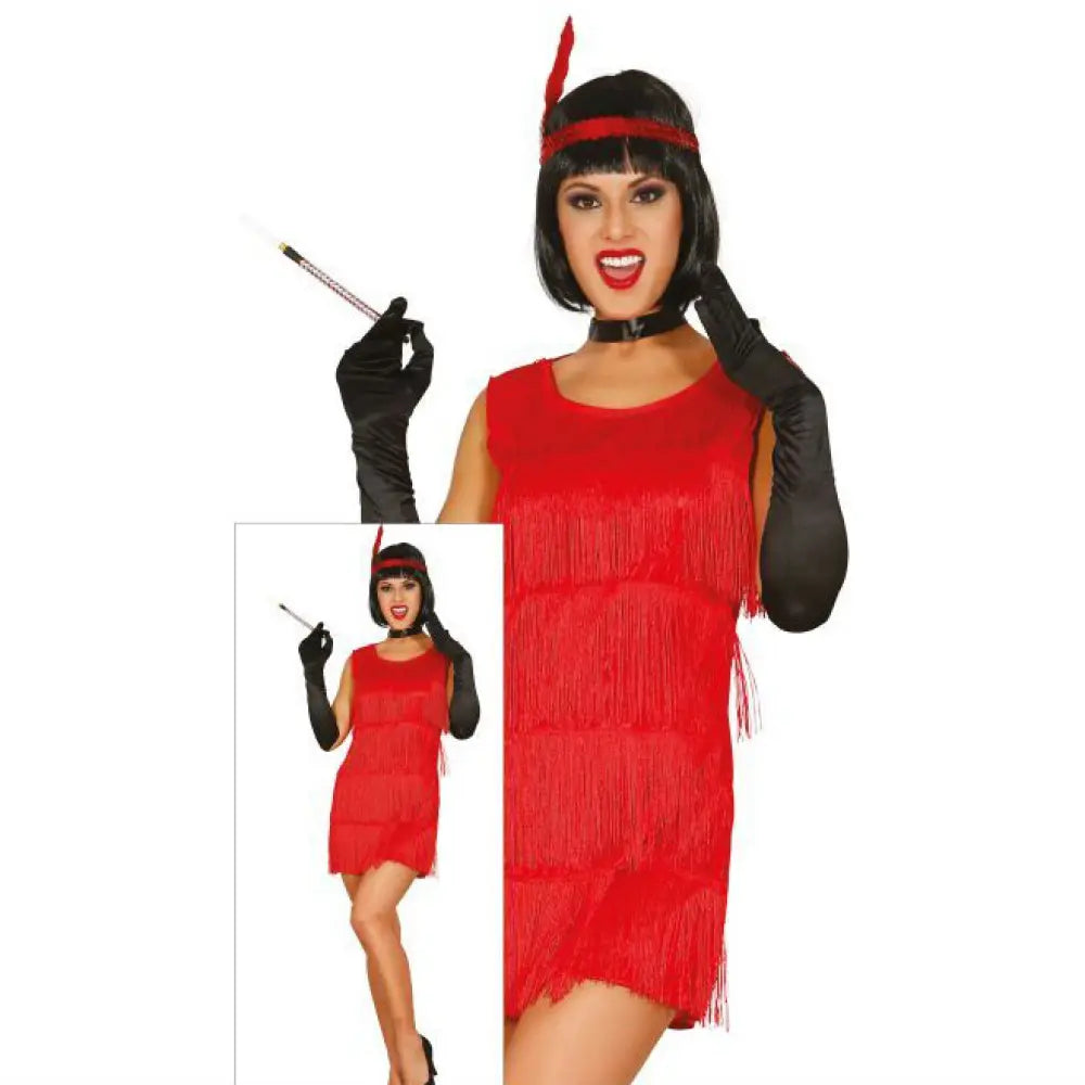 Costume Femme Charleston Rouge - XL