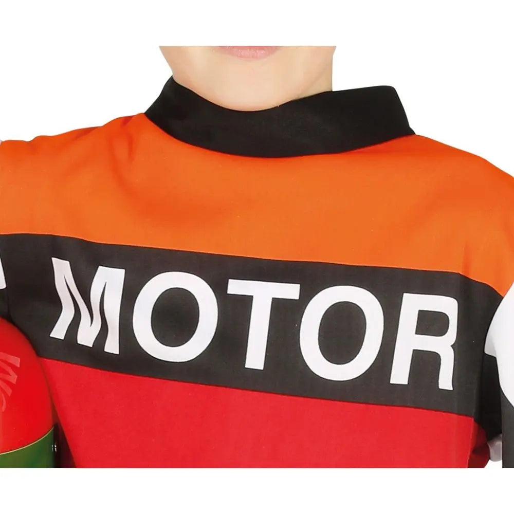 Costume Pilote Moto - 7-9 ans