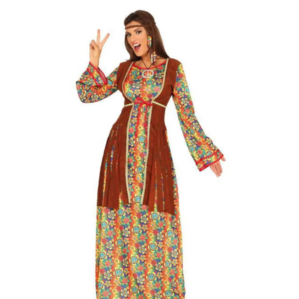 Costume Femme Hippie - M