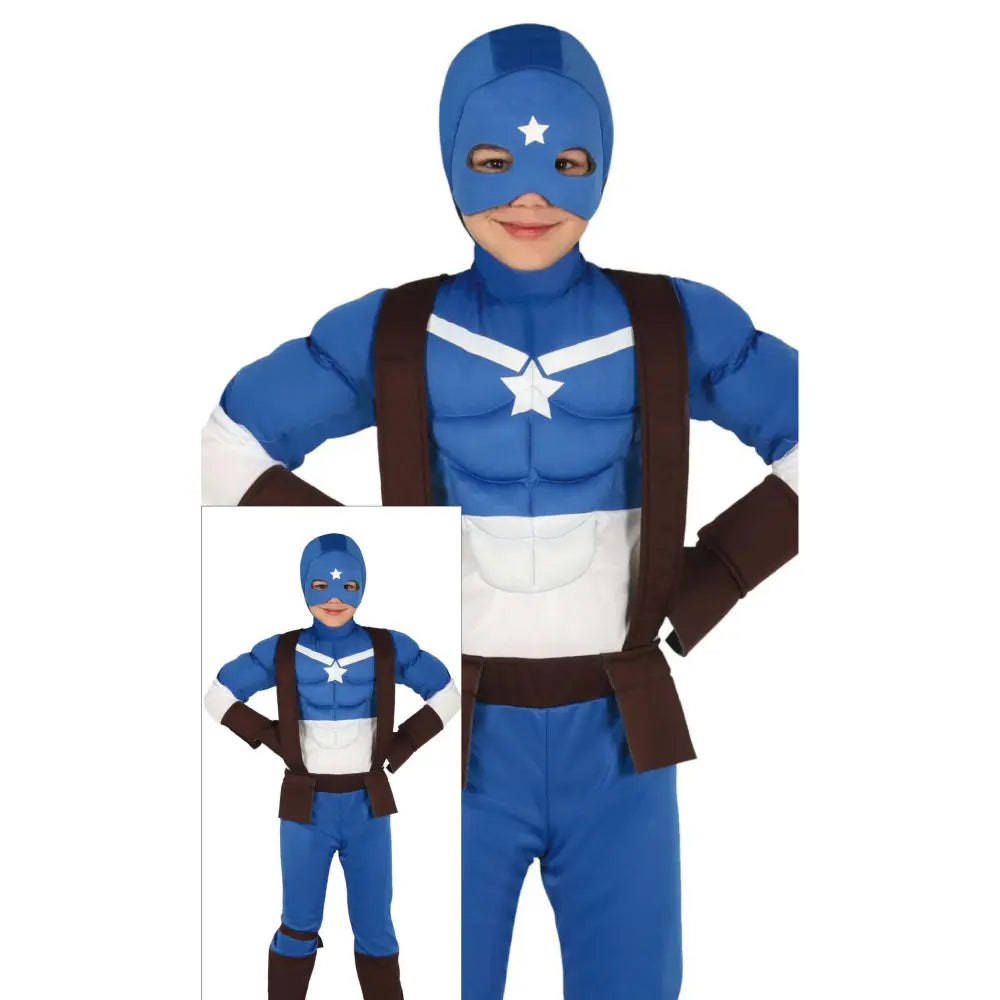 Costume Garçon "Captain Super" - 3-4 ans