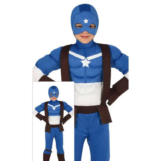 Costume Garçon "Captain Super" - 7-9 ans