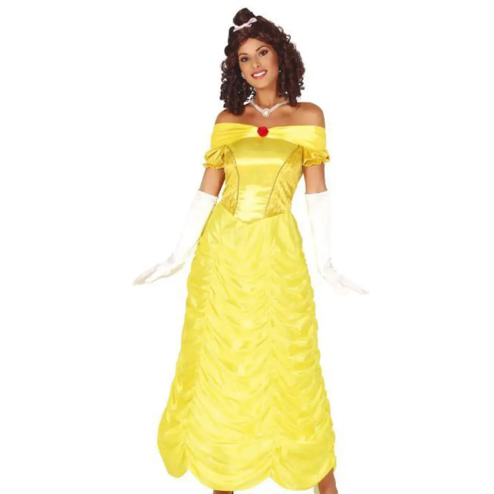 Costume Femme Princesse Doré - M