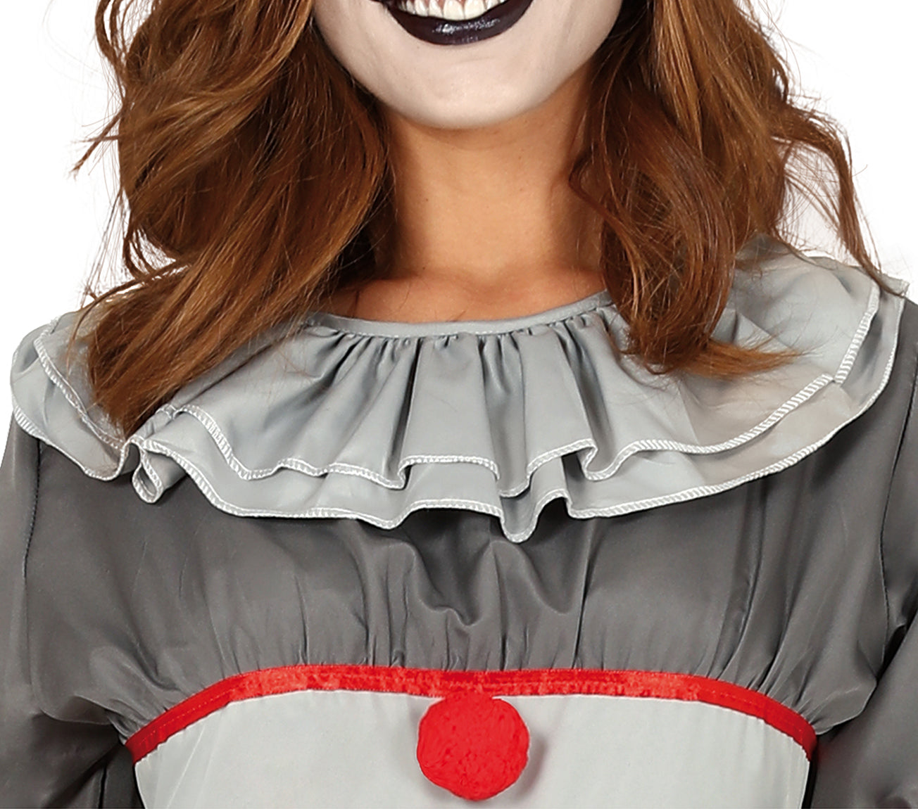 costume killer clown gris S