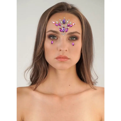 Strass Autocollant - Unicorn Fantasy - Argent - Rose & Violet - Glitter