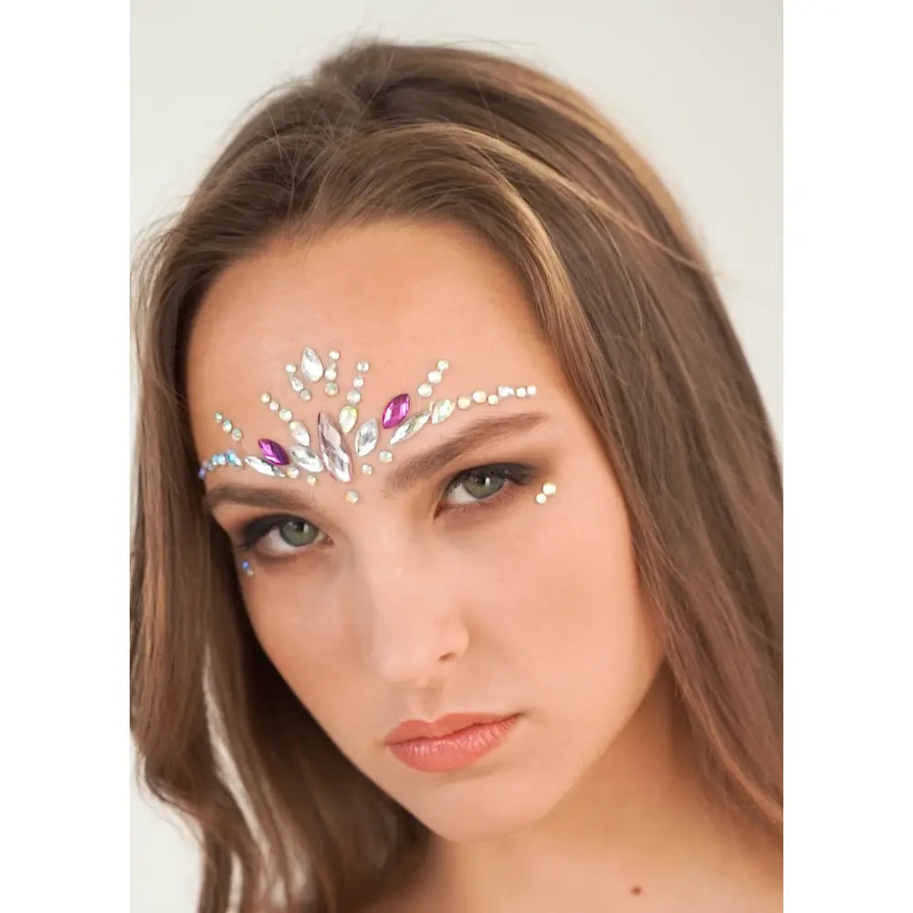 Strass Autocollant - Party Princess - Argent & Rose - Glitter