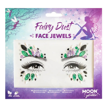 Strass Autocollant - Fairy Dust - Noir - Blanc - Vert & Violet - Glitter