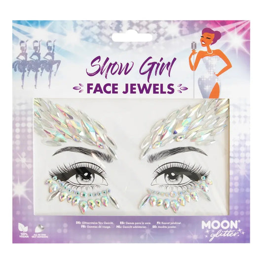 Strass Autocollant - Show Girl - Argent - Glitter