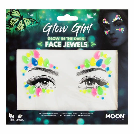 Strass Autocollant - Glow Girl - Glow in the dark - Brille dans le noir