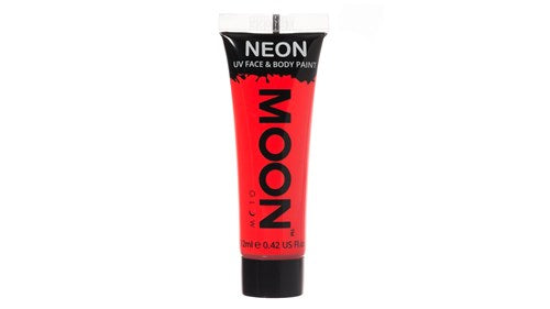 Face & body pain neon UV intens rouge