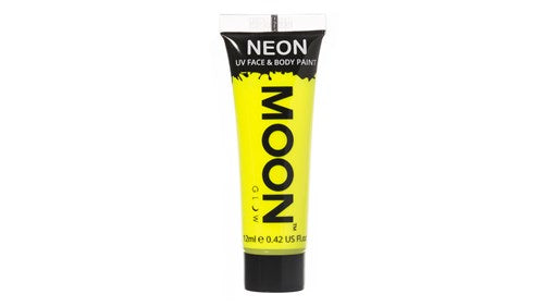 Face & body pain neon UV intens jaune