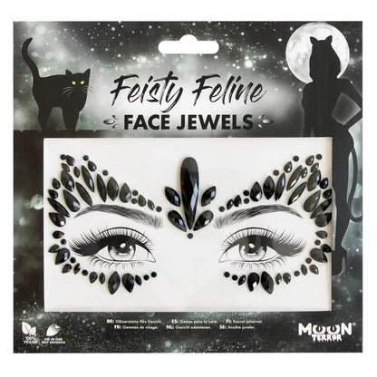 Strass Autocollant - Feisty Feline - Noir - Moon Terror