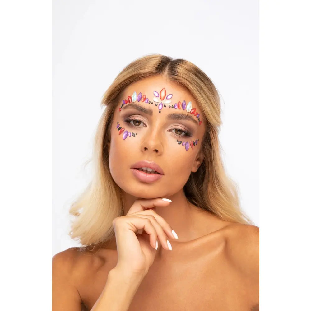 Strass Autocollant - Midnight Masquerade - Blanc - Noir - Rouge - Violet & blanc - Moon Terror