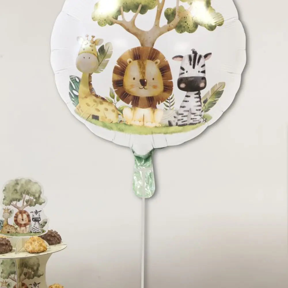 Ballon Alu 45cm - "Animaux de la Savane"