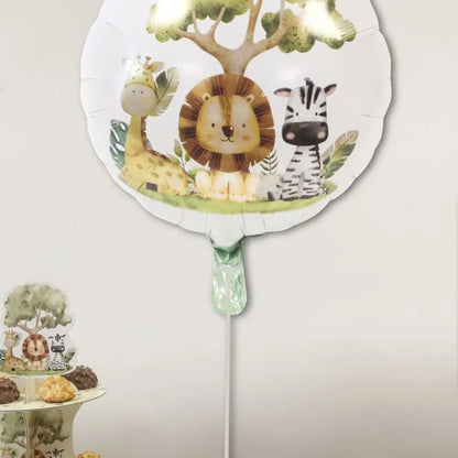 Ballon Alu 45cm - "Animaux de la Savane"