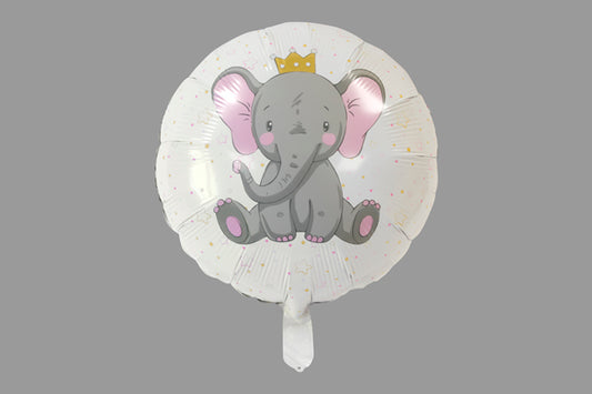 BALLON METALLIQUE ELEPHANT (diam 45 cm)