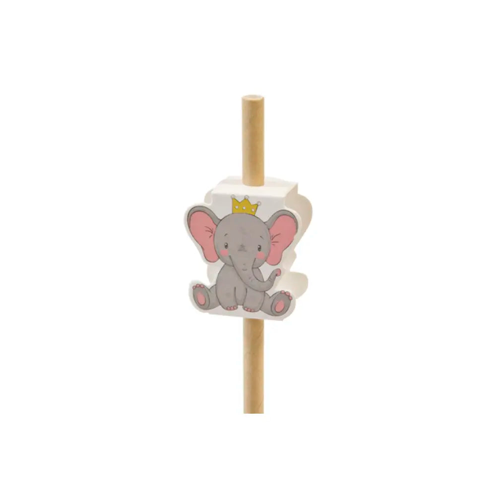 12 Décors pour Paille - Elephant