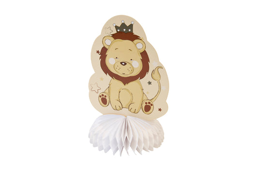 DECO DE TABLE PAPIER LION (x 4)