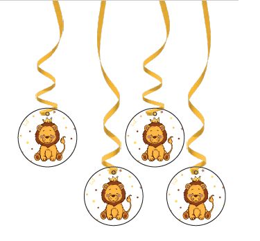 SUSPENSION SPIRALE LION (x 4)