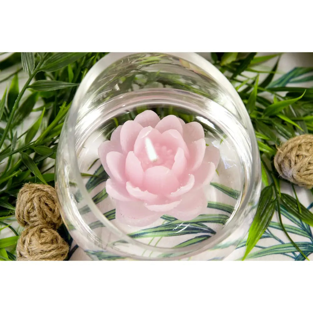 Bougie Fleur - Rose
