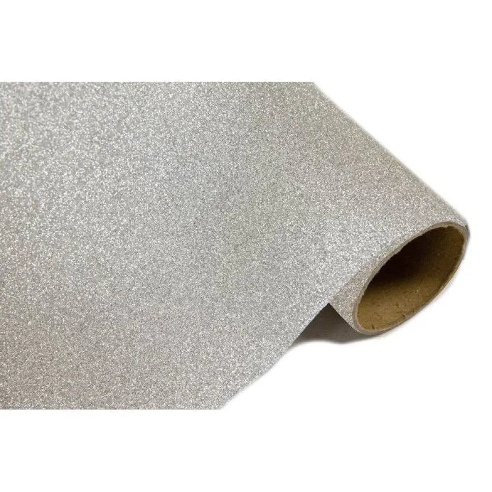 Chemin de Table 5m - Effet Métal Pailleté Argent