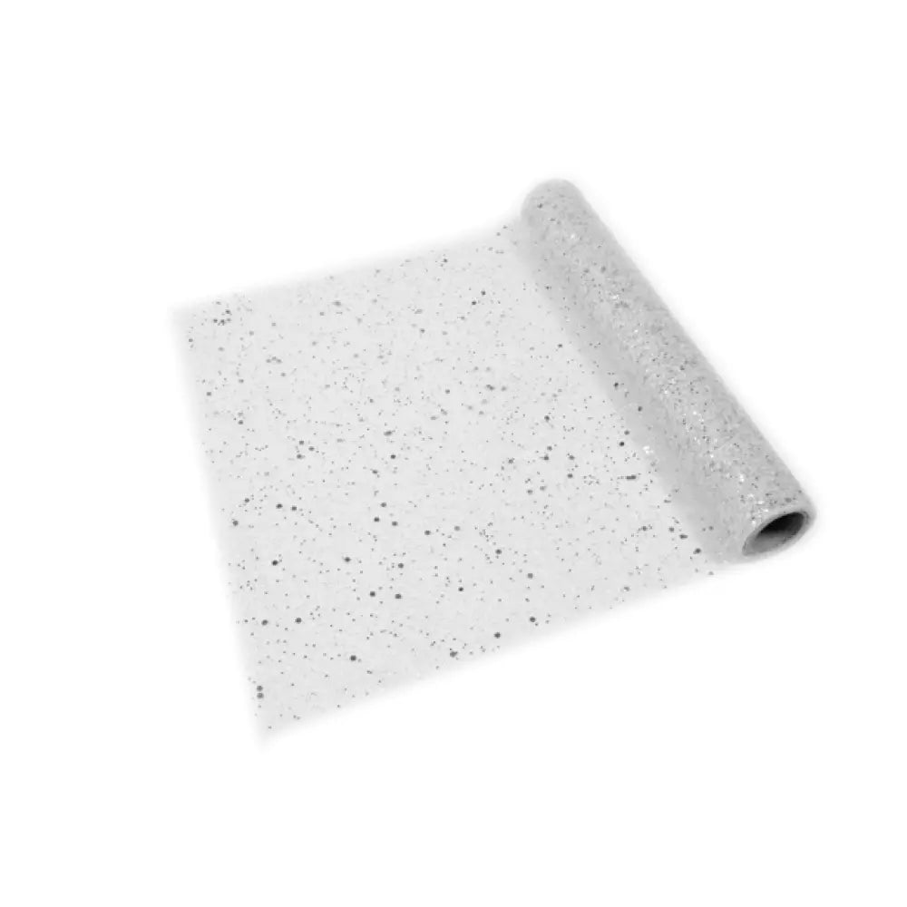CHEMIN DE TABLE EN TULLE PAILLETE 28 cm / 5 m AR