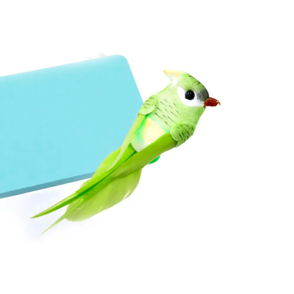 Perruche Vert sur pince - Moyen Modèle