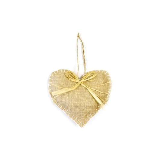Suspension Cœur - Effet Jute