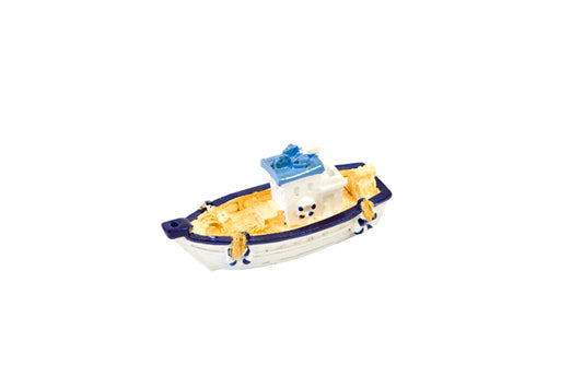 BATEAU DE PECHE RESINE DECO