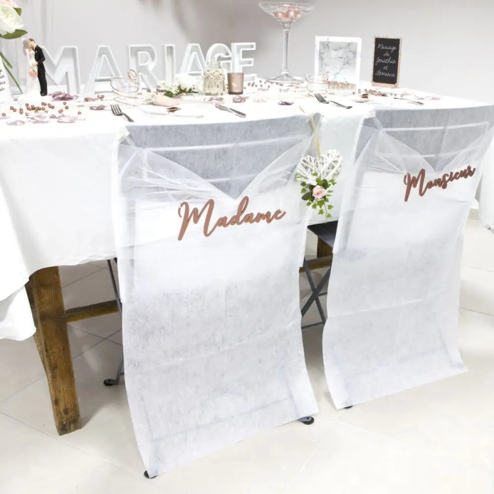 "Madame" Métallisé - Décoration à Suspendre