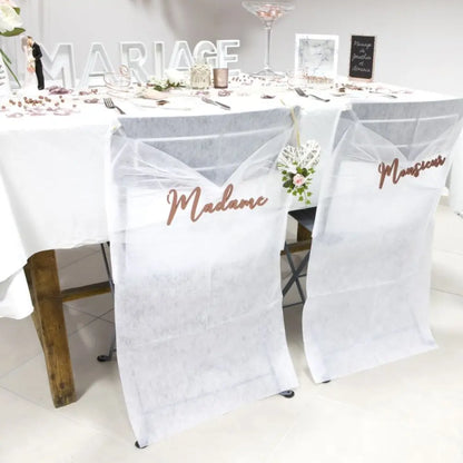 "Madame" Métallisé - Décoration à Suspendre