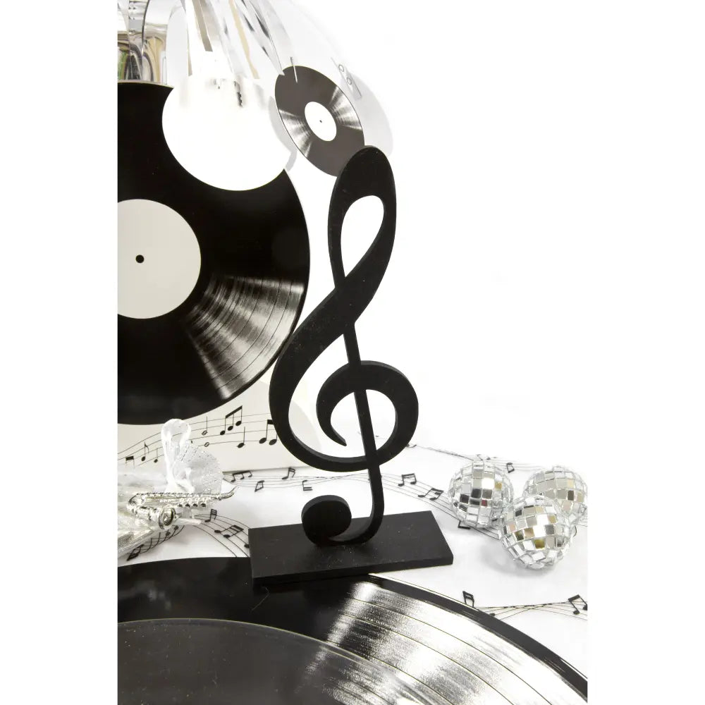 Décoration de Table - Note de Musique en Bois