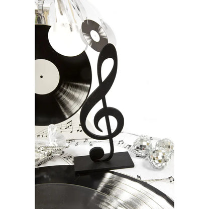 Décoration de Table - Note de Musique en Bois