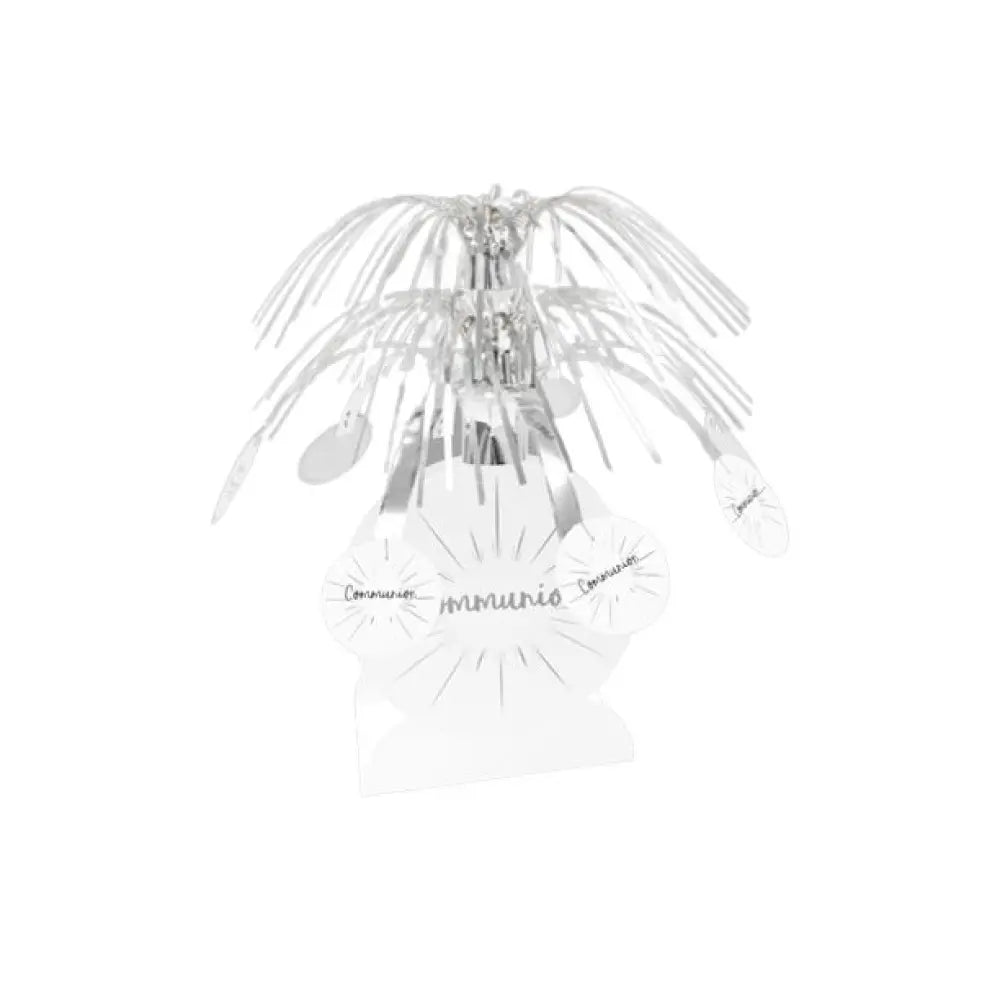 Centre de table "Communion" Argent - H34 cm