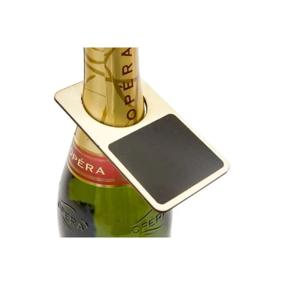 4 Ardoises Table pour Bouteille, en bois - 6 x 10 cm