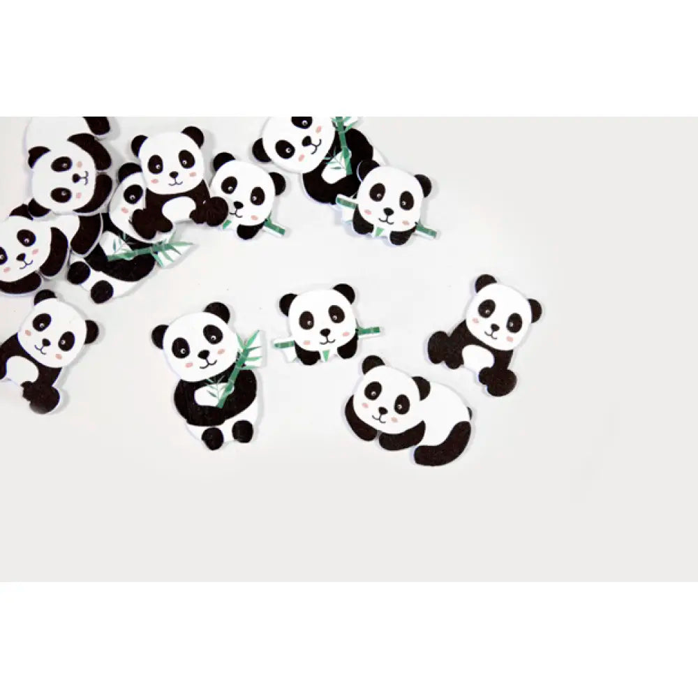 12 Semis de Table en Bois - Panda