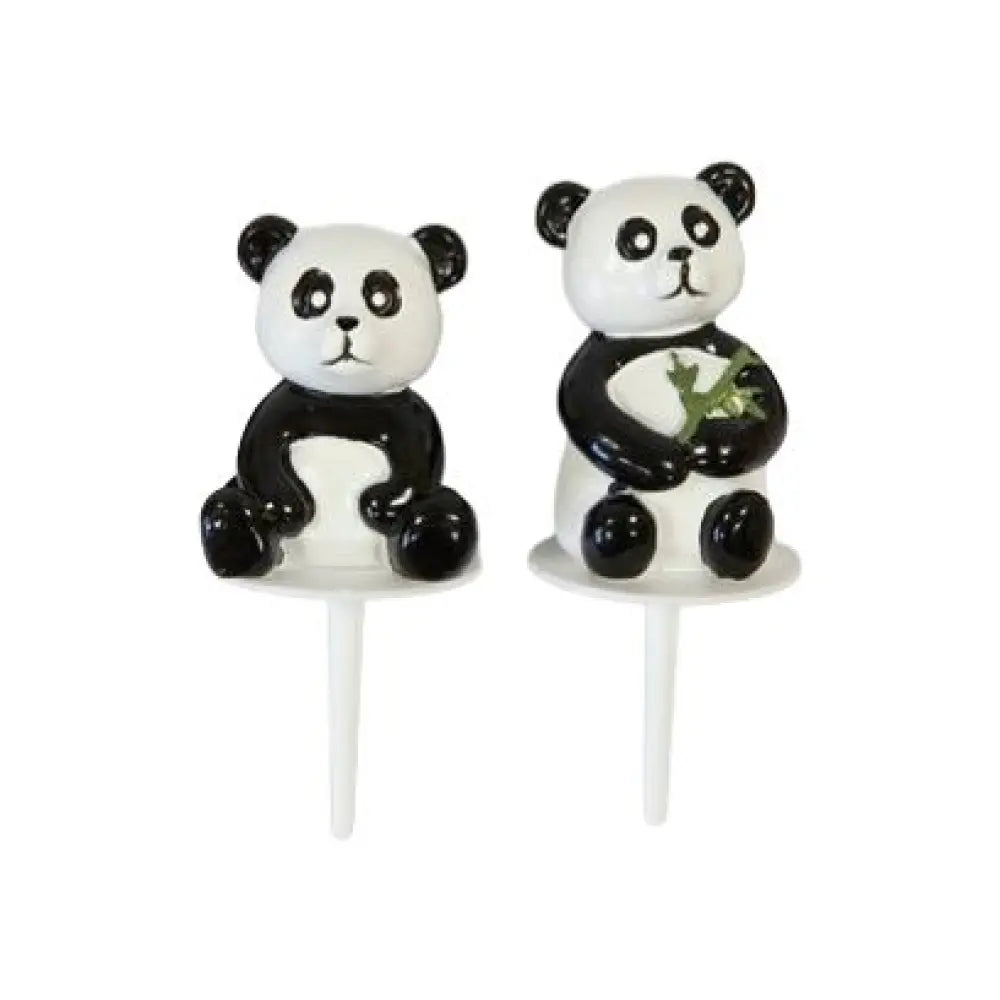 2 Sujets en Résine pour Gâteaux - Panda
