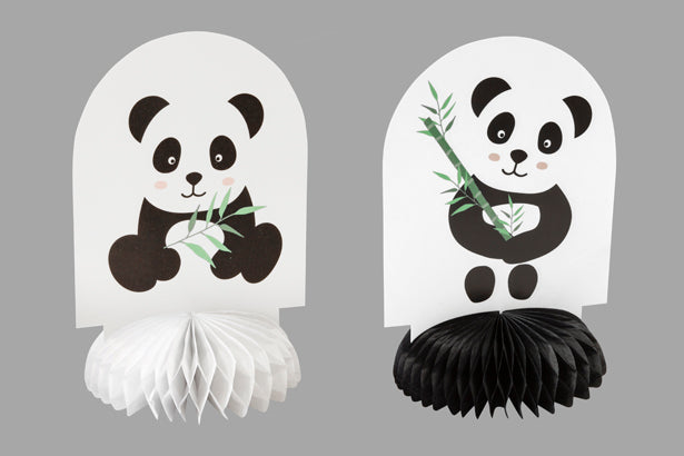 DECO DE TABLE PAPIER PANDA (x 4)