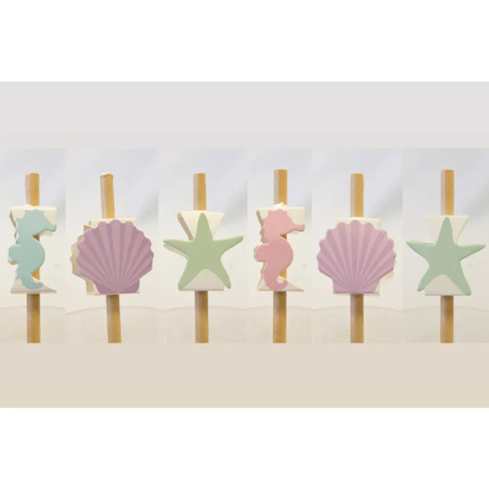 12 Décos pour Paille - Sirène