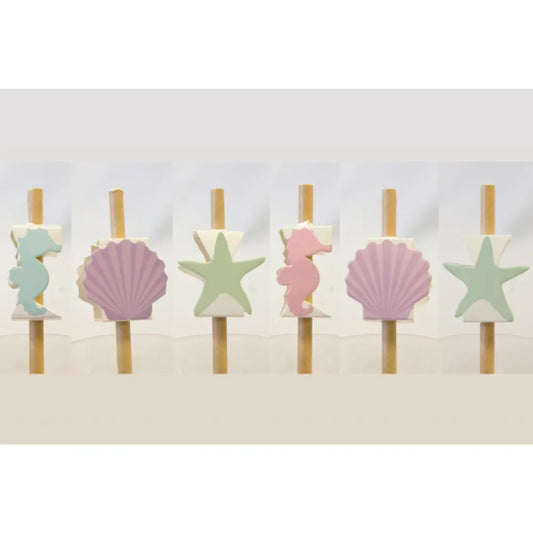 12 Décos pour Paille - Sirène