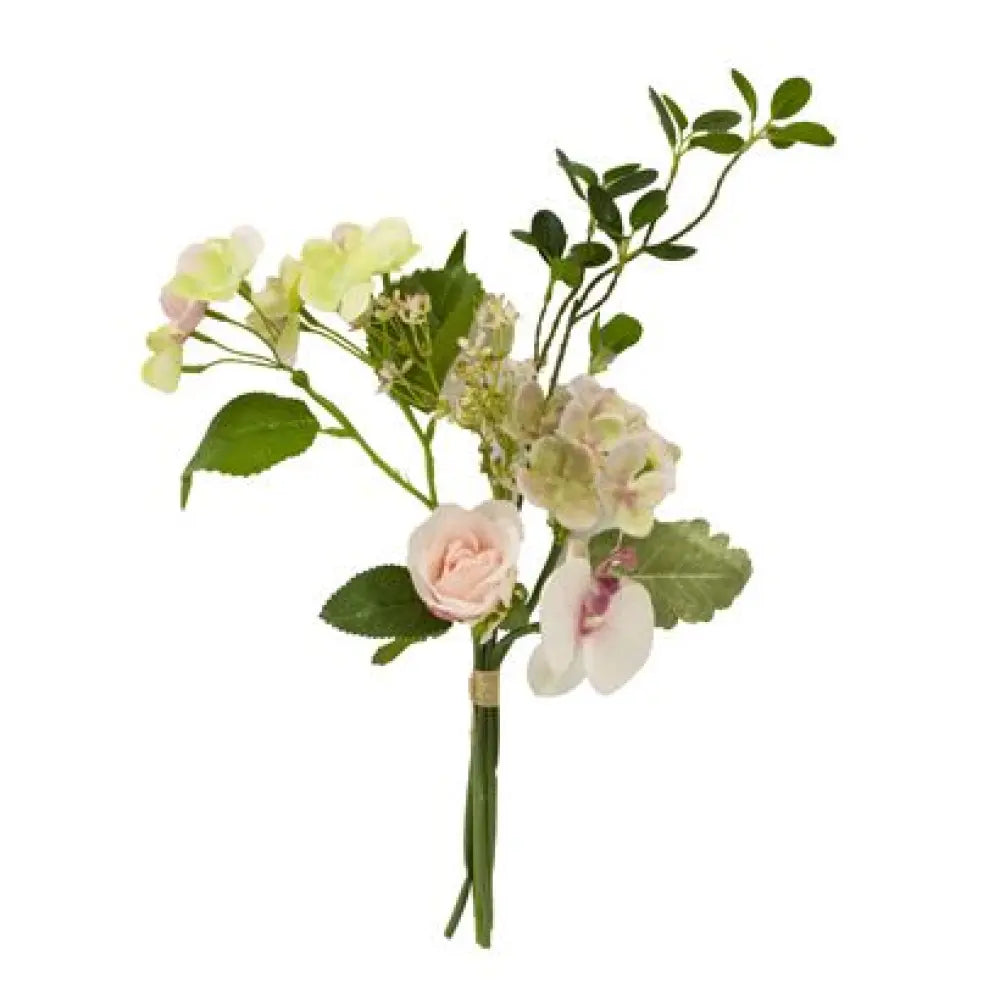 Bouquet Long Orchidée, Roses et Hortensia - Rose