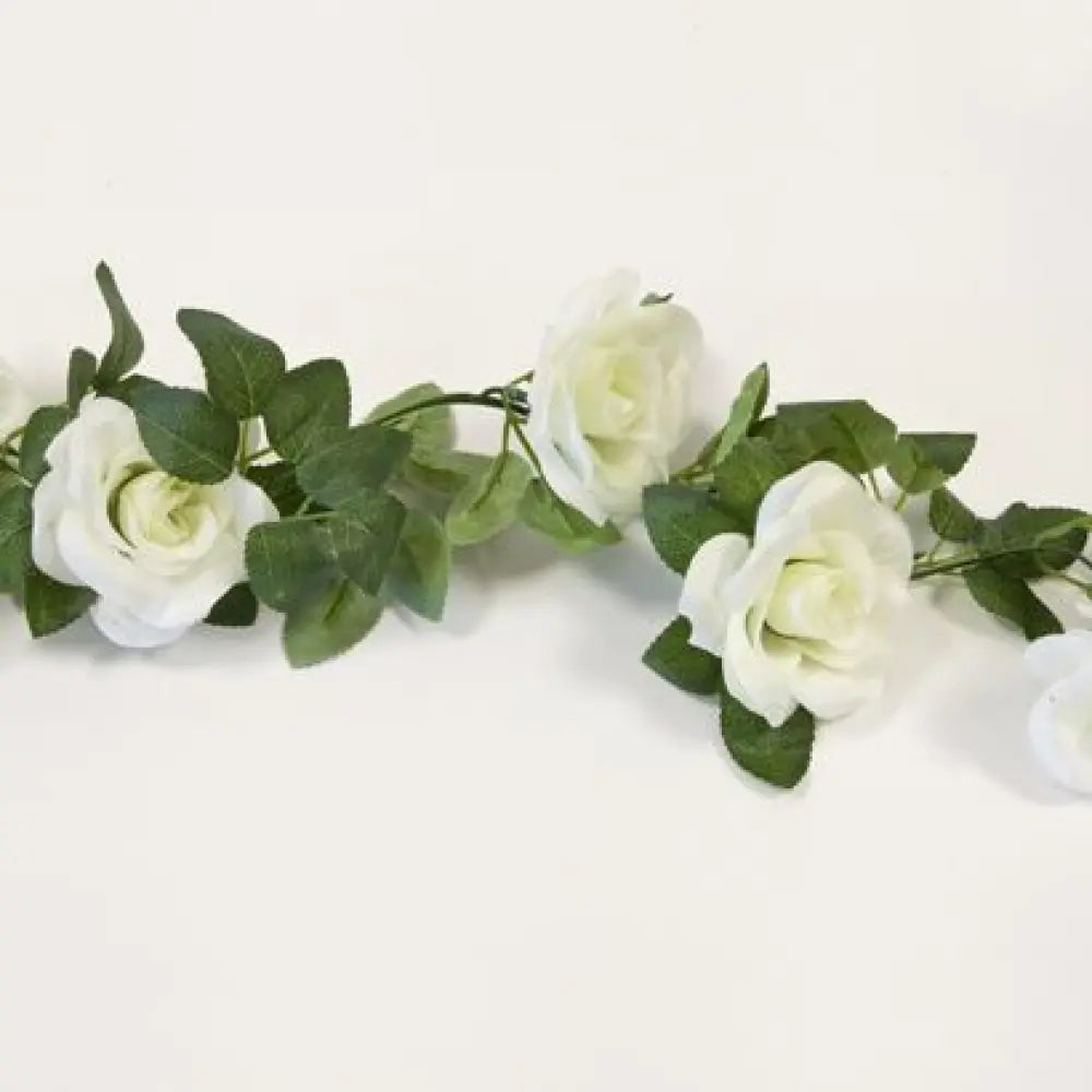 Guirlande de Roses Blanches - 1.50m