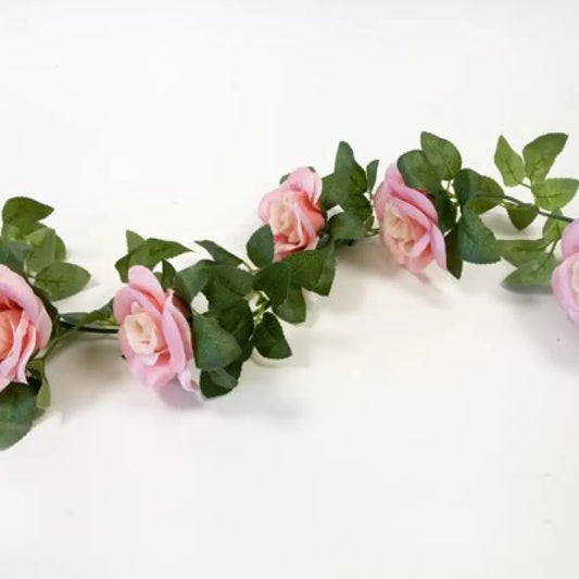 Guirlande de Roses Rose - 1.50m