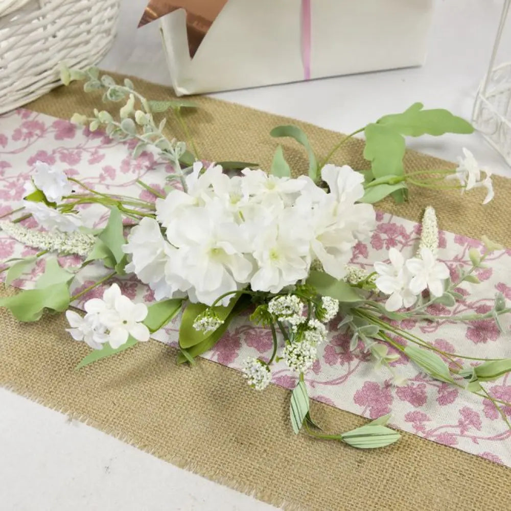 Centre de Table Allongé - Fleurs Champêtre
