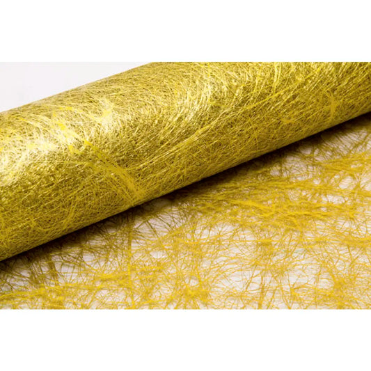 ROULEAU INTISSE "METALLISE" 30 cm / 5 m OR