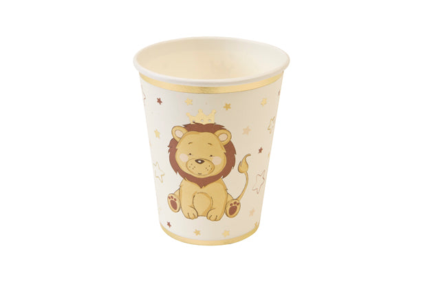 GOBELET EN CARTON LION COURONNE 270ml (x 6)