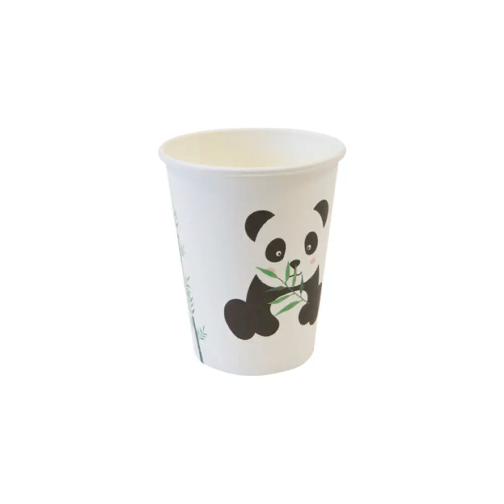 6 Gobelets en Carton 27cl - Panda